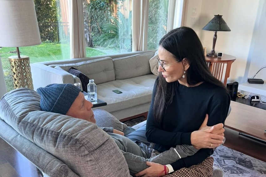 ITW: Деми Мур готовится к смерти Брюса Уиллиса