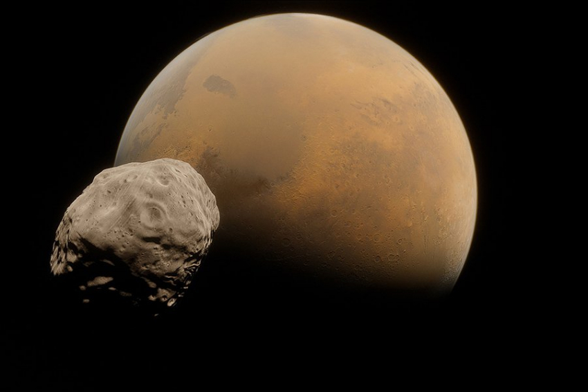 Загадочный спутник Марса Фобос может быть пойманной в ловушку кометой