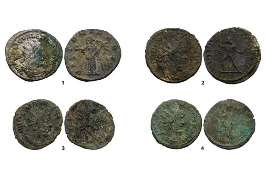 Редкий клад монет римской эпохи обнаружен в Германии 