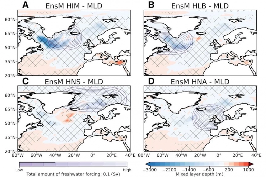 Таяние гренландских ледников замедляет Гольфстрим