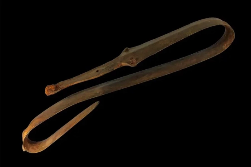 В датском болоте найден ритуально изогнутый меч бронзового века