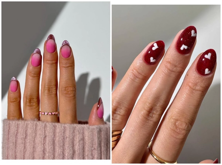 Какой маникюр сделать на 14 февраля: 10 самых романтичных дизайнов