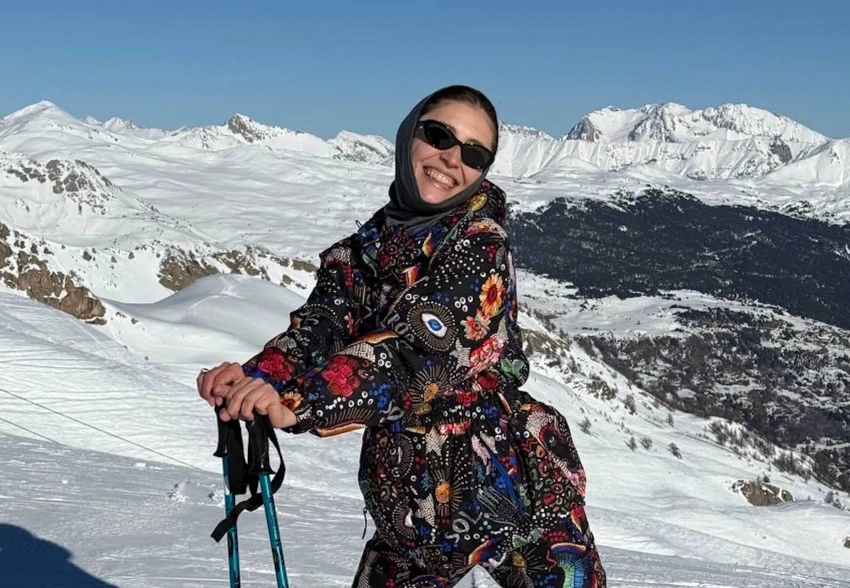 Саша Жаркова показала, как отдыхает во Французских Альпах