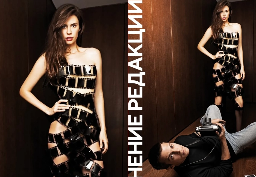 Иван Янковский и Диана Пожарская снялись для обложки глянца