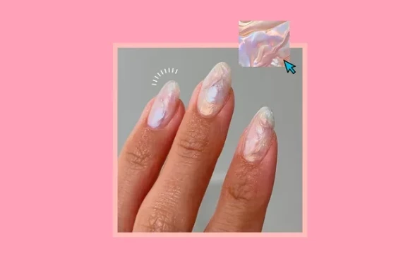 Пошаговая инструкция, как самой сделать «ногти-ракушку», маникюр с перламутровым сиянием