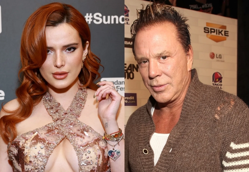 "Это был один из худших моментов в моей карьере". Белла Торн обвинила Микки Рурка в нанесении ей травм на съёмках фильма