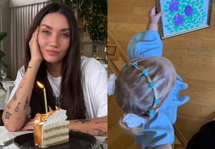 Карина Истомина отметила 31-летие с Фёдором Смоловым и дочерью