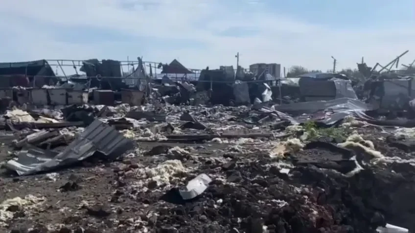 Противник использовал центральный рынок Покровска для размещения расчётов БПЛА, теперь на месте расчётов - воронки