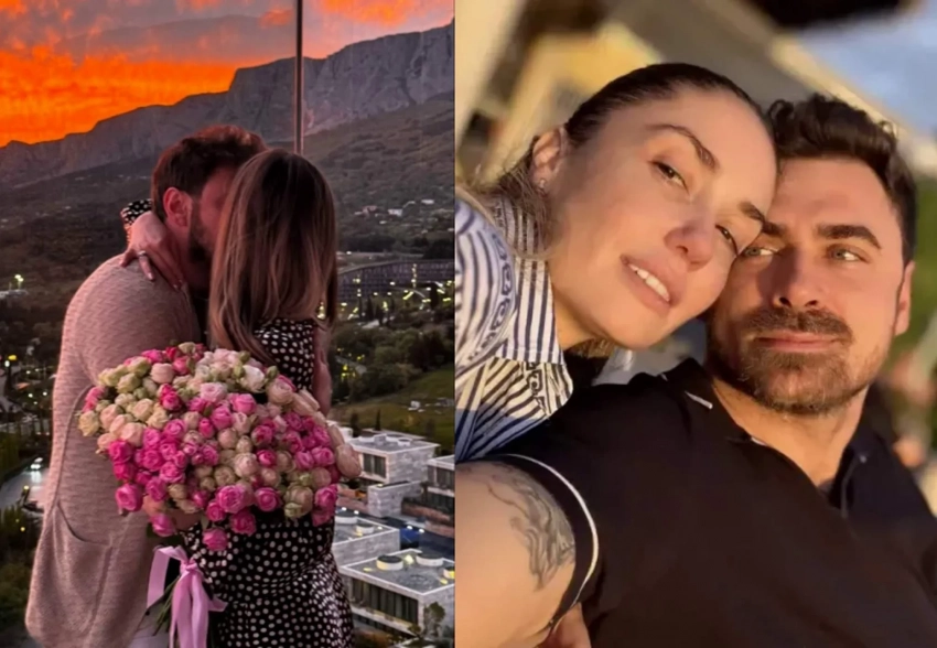 Агата Муцениеце и Пётр Дранга обручились