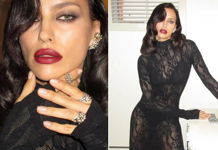 Канны-2025: Ирина Шейк пришла на вечеринку в "голом" платье