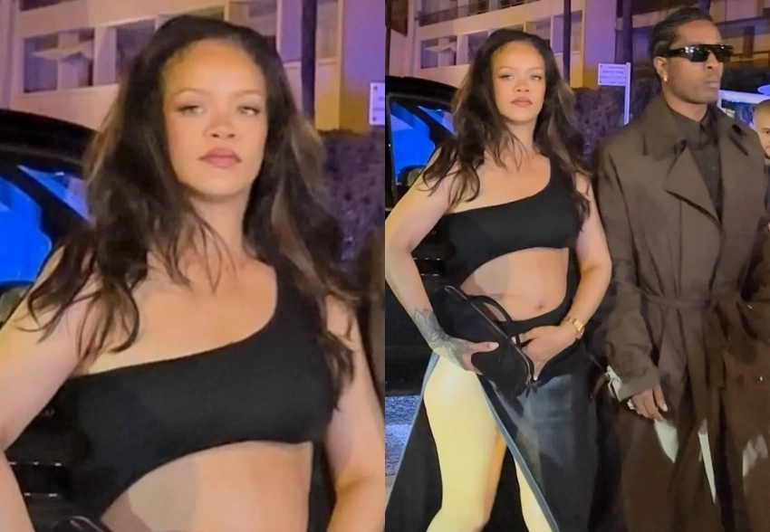 Канны-2025: беременная Рианна вышла свет в "голом" платье