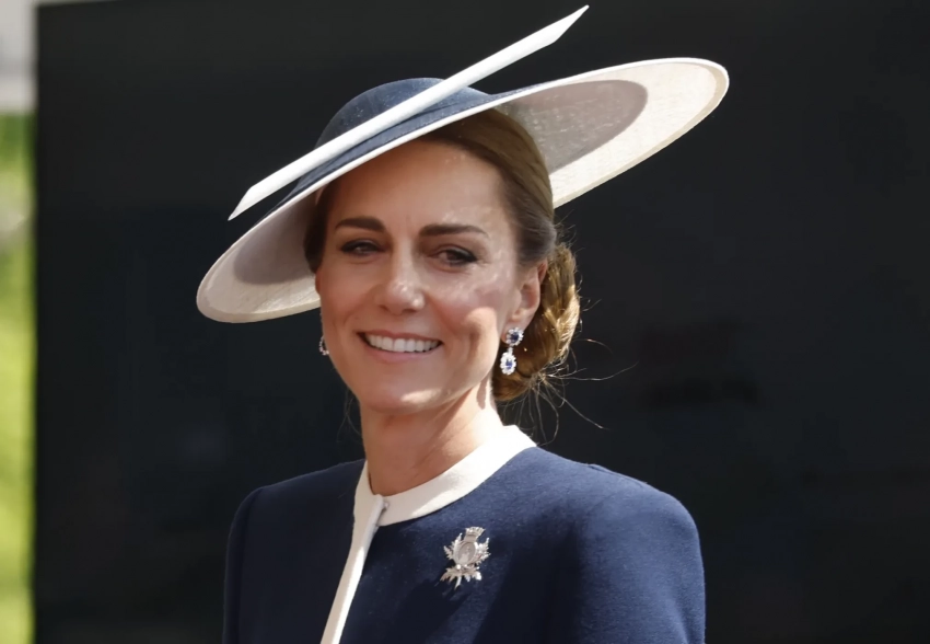 Кейт Миддлтон и принц Уильям посетили церемонию наречения корабля в Шотландии