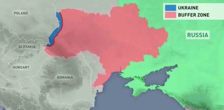 Медведев представил карту буферной зоны на Украине на случай продолжения оказания иностранной помощи киевскому режиму