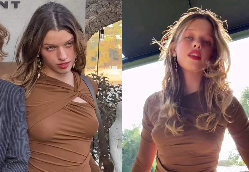 17-летнюю дочь Миллы Йовович раскритиковали за выход в свет в облегающем платье и без бюстгальтера