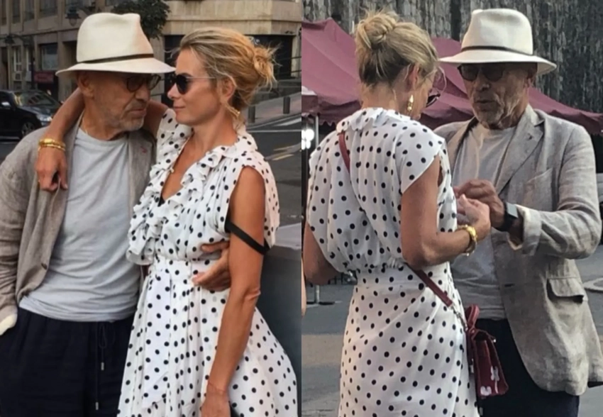 "Платья в горошек — forever". Юлия Высоцкая опубликовала новые фото с Андреем Кончаловским