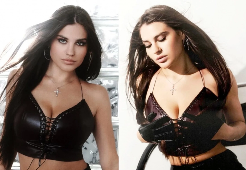 Внучка Михаила Боярского показала фигуру в кожаном мини