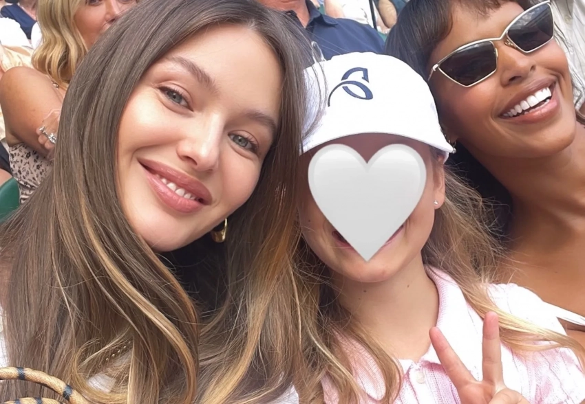 Кристина Романова посетила Уимблдон вместе с дочерью от миллиардера Владислава Доронина