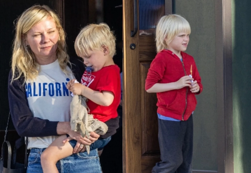 В сети появились редкие фото детей Кирстен Данст