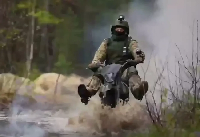 Опубликованы кадры подготовки «боевых байкеров» ВС РФ для участия в СВО
