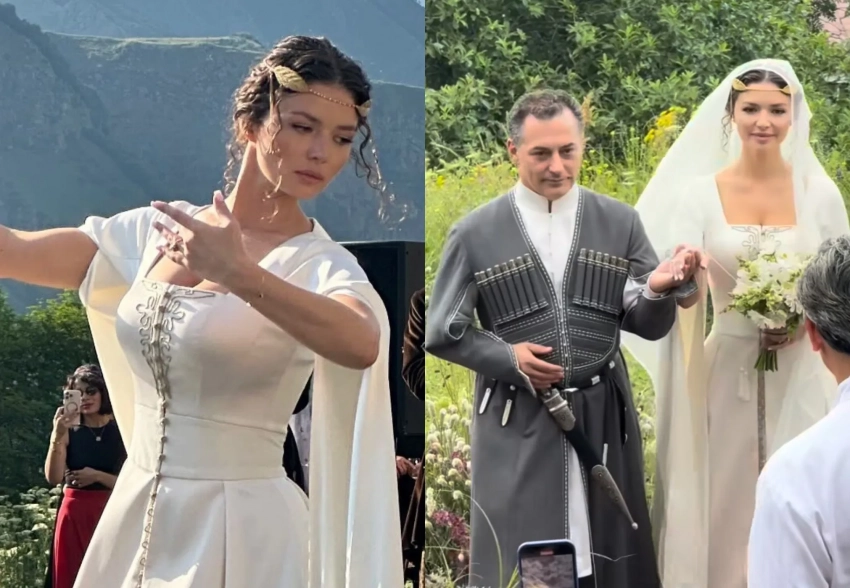 Грузинские танцы, народные костюмы и четыре дня гуляний: как прошла свадьба дочери гендиректора ГУМа Софии Гугуберидзе