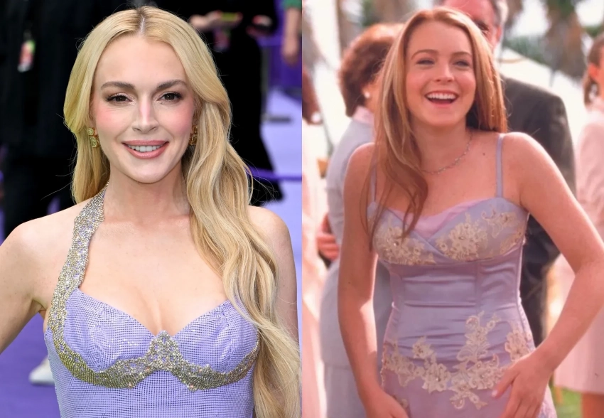 Линдси Лохан повторила свой образ из "Чумовой пятницы" спустя 22 года