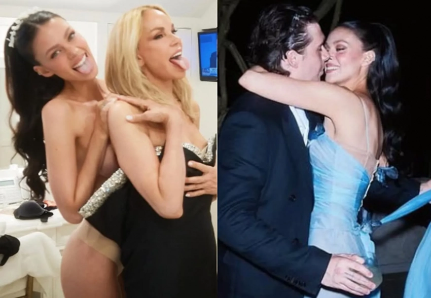 Снимок топлес с матерью и винтажное платье Dolce & Gabbana: Никола Пельтц показала фото с афтепати второй свадьбы с Бруклином Бекхэмом