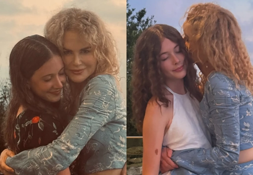 Николь Кидман опубликовала редкие фото с дочерьми и сестрой