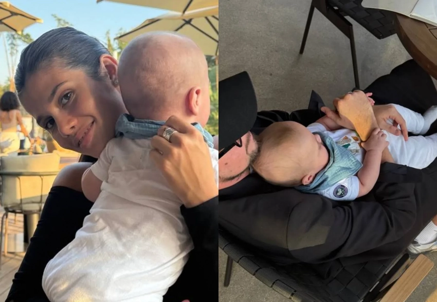 Александр и Виктория Петровы показали, как провели выходные с сыном Фёдором