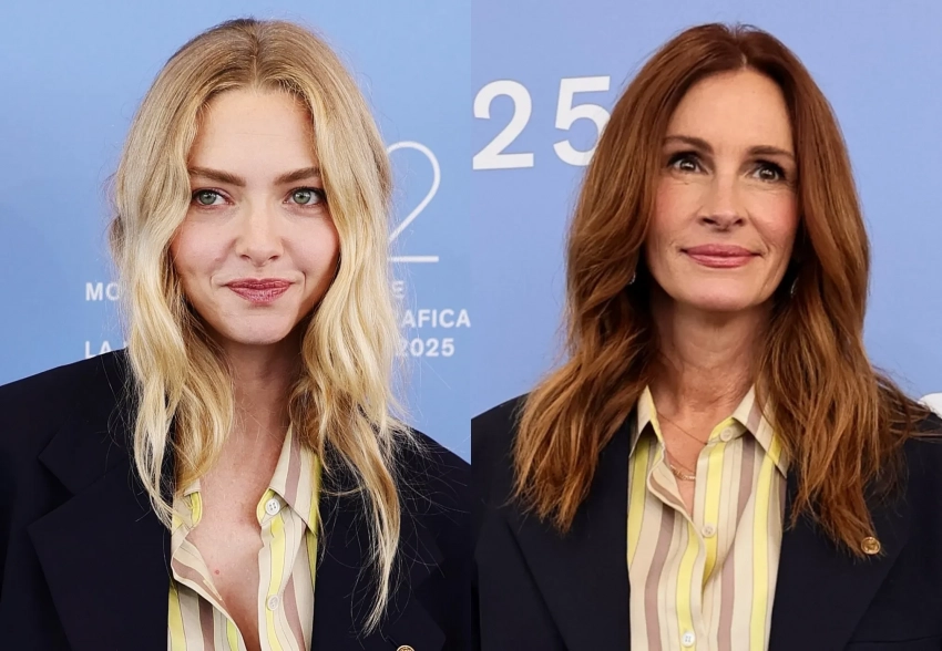 Венеция-2025: Аманда Сейфрид вышла в свет в наряде Джулии Робертс