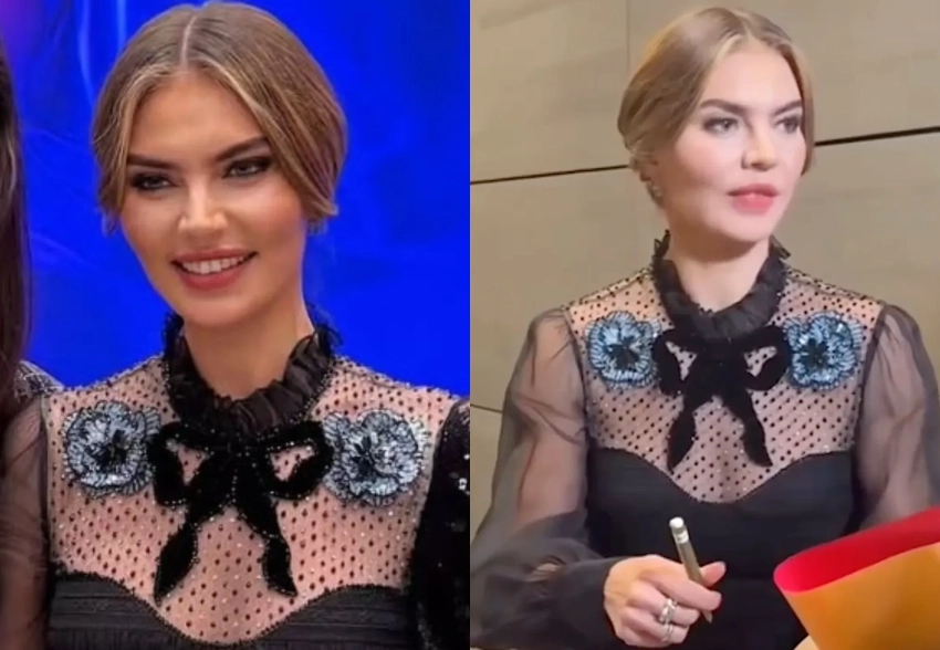 Алина Кабаева вышла в свет в вечернем платье