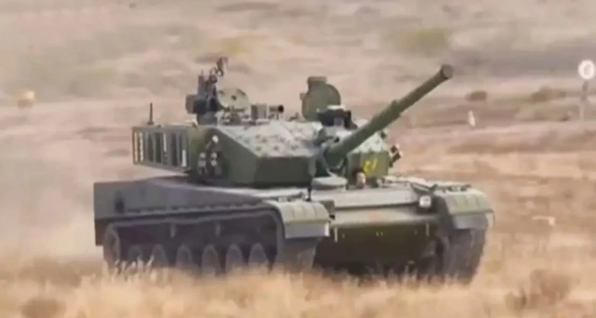 Китай впервые показал испытания новейшего танка Type 99B