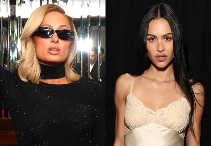 Пэрис Хилтон, Хантер Шафер, девушка Марка Эйдельштейна, Бенни Бланко и дочь Деми Мур в "голом" платье на афтепати премии "Грэмми"