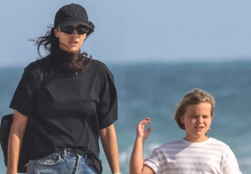 Ирина Шейк отдыхает с дочерью в Майами